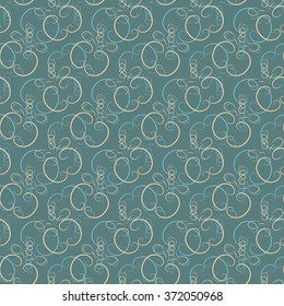 seamless pattern with many  abstract  small apples