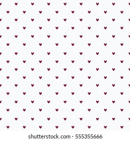 Seamless pattern many dark hearts.