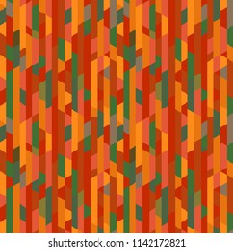 Seamless pattern with many segments. Striped multicolored background. Abstract vertical texture. Geometric wallpaper of the surface. Print for polygraphy, t-shirts and textiles. Doodle for design