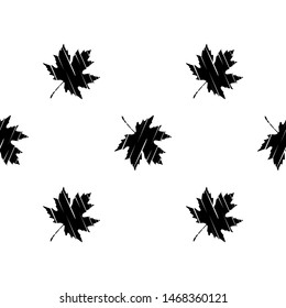 Seamless pattern with Maple leaves. Autumn garden. Can be used for social media, posters, email, print, ads designs.