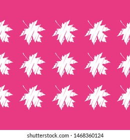 Seamless pattern with Maple leaves. Autumn garden. Can be used for social media, posters, email, print, ads designs.