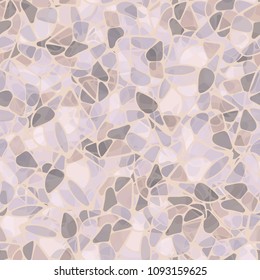 Seamless pattern. Marble stone texture. Multicolored. Beach camouflage. Abstract motley background.