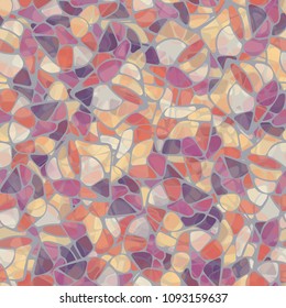Seamless pattern. Marble stone texture. Multicolored. Beach camouflage. Abstract motley background.