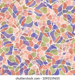 Seamless pattern. Marble stone texture. Multicolored. Beach camouflage. Abstract motley background.