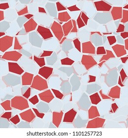 Seamless pattern. Marble texture. Abstract camouflage. Color chaos. Grid of striped squares.