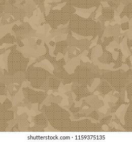 Seamless pattern with a marble pattern. There is a grid consisting of squares with diagonal stripes.