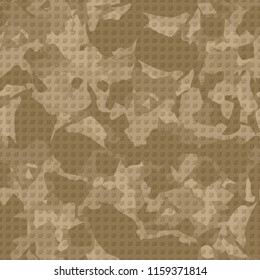 Seamless pattern with a marble pattern. There is a pseudo-relief made up of circles.
