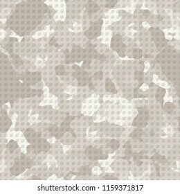 Seamless pattern with a marble pattern. There is a pseudo-relief made up of circles.