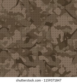 Seamless pattern with a marble pattern. There is a pseudo-relief made up of circles.