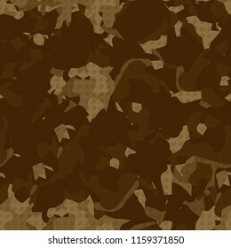 Seamless pattern with a marble pattern. There is a pseudo-relief made up of circles.