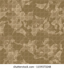 Seamless pattern with a marble pattern. There is a pseudo-relief made up of rounded squares.