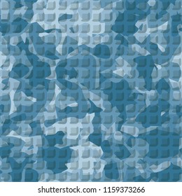 Seamless pattern with a marble pattern. There is a pseudo-relief made up of rounded squares.
