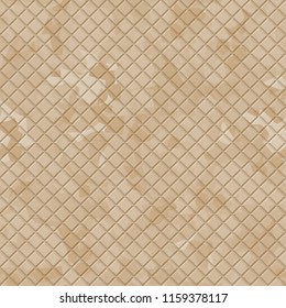 Seamless pattern with a marble pattern. There is a pseudo-relief consisting of rhombuses.