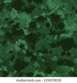 Seamless pattern with a marble pattern. There is a pseudo-relief consisting of rhombuses.