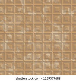 Seamless pattern with a marble pattern. There is a pseudo-relief consisting of squares enclosed in frames.