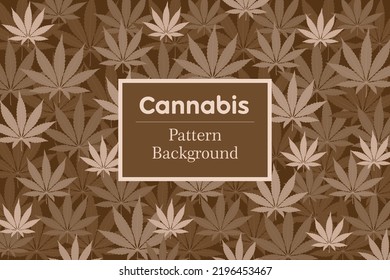 Patrón sin foco con hojas de marihuana. Marijuana hoja de hierba de cannabis fondo de fondo de fondo de fondo de fondo sin fisuras. Patrón de hojas de cannabis sin fisuras.
