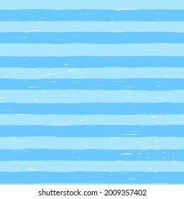 Nahtloses Muster mit einem Meeresstreifen. Handgezeichnet ungleichmäßige Segelstreifen, Streifen, Balken, Streifen nahtlose Wiederholmuster. Vektorgrafik.