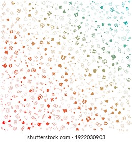 Seamless Pattern With MARRIED ICON Stock Vector, in gradient color and white background with mini doodle (icon). Vector Illustration