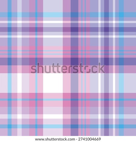 Seamless pattern in marvellous pink, lilac, violet and blue colors for plaid, fabric, textile, clothes, tablecloth and other things. Vector image.
