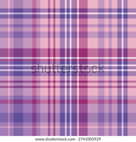 Seamless pattern in marvellous violet and pink colors for plaid, fabric, textile, clothes, tablecloth and other things. Vector image.