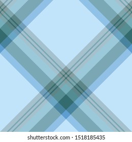 Seamless pattern in marvelous discreet blue colors for plaid, fabric, textile, clothes, tablecloth and other things. Vector image. 2