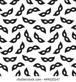 seamless pattern with masquerade mask