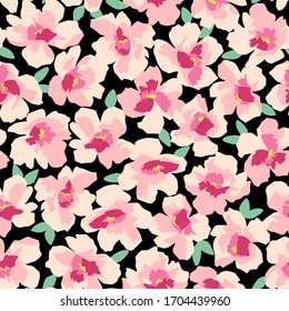 
Seamless pattern material of an abstract flower,