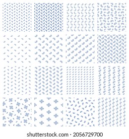 Seamless pattern material collection using paisley,