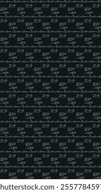 Seamless pattern with math formulas