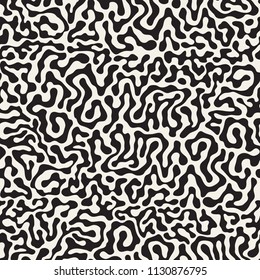 Nahtloses Muster mit Labyrinth. Einfarbiger abstrakter Hintergrund. Vektorgrafik, handgezeichnet.