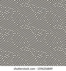 Seamless pattern with maze. Monochrome abstract background. Vector hand drawn illustration.