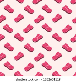 Seamless pattern with meat steaks, vector illustration.