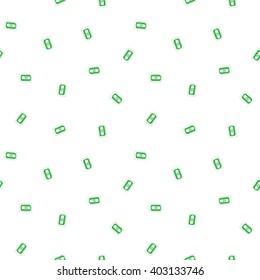 Seamless pattern of medical elements green color