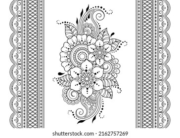 10,647 Mehndi style lace seamless Images, Stock Photos & Vectors ...