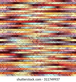 Seamless pattern of the melange knitted texture.