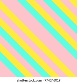 Patrón sin soldadura en los colores de la neón de Memphis, fondo de abstracto de línea delgada diagonal recta, ornamento geométrico rayado, inclinación paralela vectorial, textura de líneas oblicuas