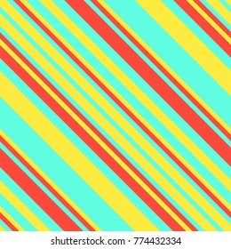 Patrón sin soldadura en los colores de la neón de Memphis, fondo de abstracto de línea delgada diagonal recta, ornamento geométrico rayado, inclinación paralela vectorial, textura de líneas oblicuas