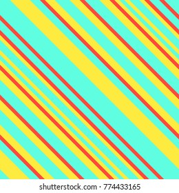 Patrón sin soldadura en los colores de la neón de Memphis, fondo de abstracto de línea delgada diagonal recta, ornamento geométrico rayado, inclinación paralela vectorial, textura de líneas oblicuas