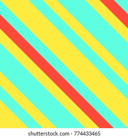 Nahtlose Muster in Neonfarben von Memphis, abstrakter abgestrakter dünner Linie, gestreiftes geometrisches Ornament, paralleles Vektor, Schräglinien-Textur