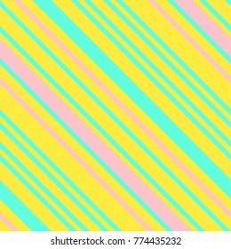 Nahtlose Muster in Neonfarben von Memphis, abstrakter abgestrakter dünner Linie, gestreiftes geometrisches Ornament, paralleles Vektor, Schräglinien-Textur