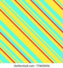 Patrón sin soldadura en los colores de la neón de Memphis, fondo de abstracto de línea delgada diagonal recta, ornamento geométrico rayado, inclinación paralela vectorial, textura de líneas oblicuas
