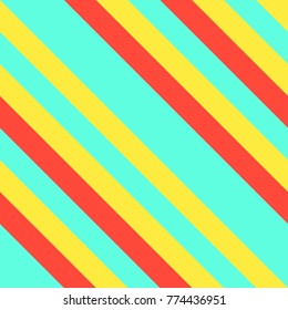 Patrón sin soldadura en los colores de la neón de Memphis, fondo de abstracto de línea delgada diagonal recta, ornamento geométrico rayado, inclinación paralela vectorial, textura de líneas oblicuas