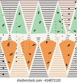 Seamless pattern in the Memphis style. Memphis Vintage texture in the style of 80c. Sample Memphis for fabrics and design. Stock vector