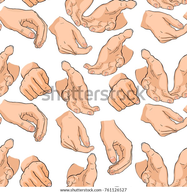 Gay pattern hands