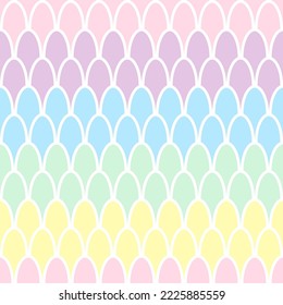Seamless pattern mermaid concept. scales of the mermaid's tail. Vector illustration