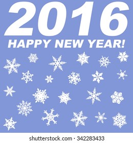 Seamless pattern Merry Christmas and Happy New Year background in flat style.