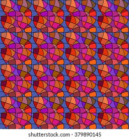 Seamless pattern. Mesh repeating texture, mosaic background