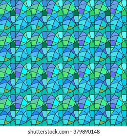 Seamless pattern. Mesh repeating texture, mosaic background
