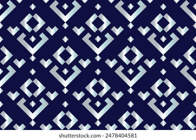 Seamless pattern with metallic texture. Vector illustration.