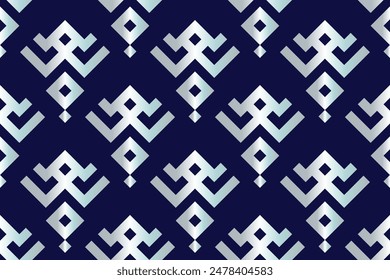 Seamless pattern with metallic texture. Vector illustration.